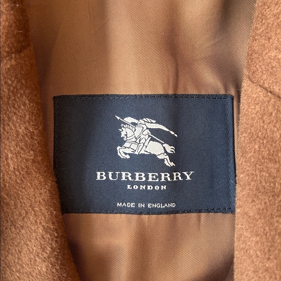 BURBERRY Wool angora cashmere blend coat - Picture 2 of 12